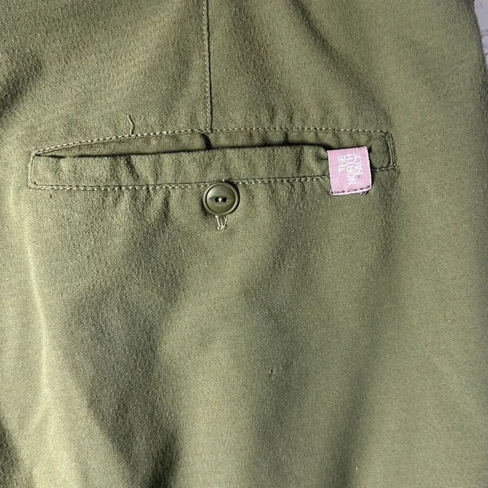 The North Face Mens Green Olive Cargo Shorts size 38‎ Style CFXO